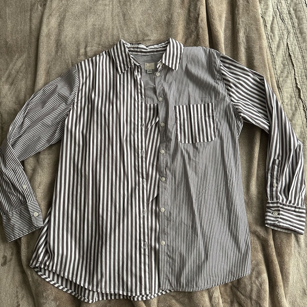 A New Day Long Sleeve Button Down Top
